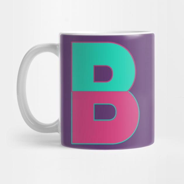 "B" This Is Letter B Capital First Letter In Your Name And your design by chidadesign